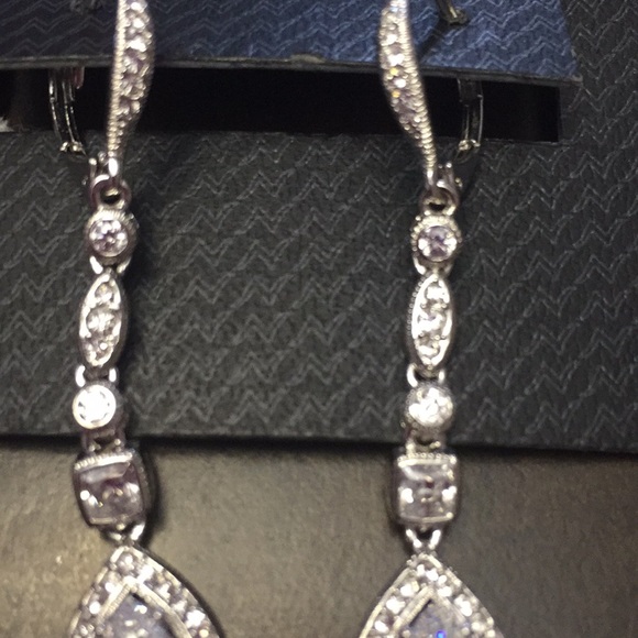NADRI Rhodium-Plated Cubic Zirconia Earring - Picture 5 of 6